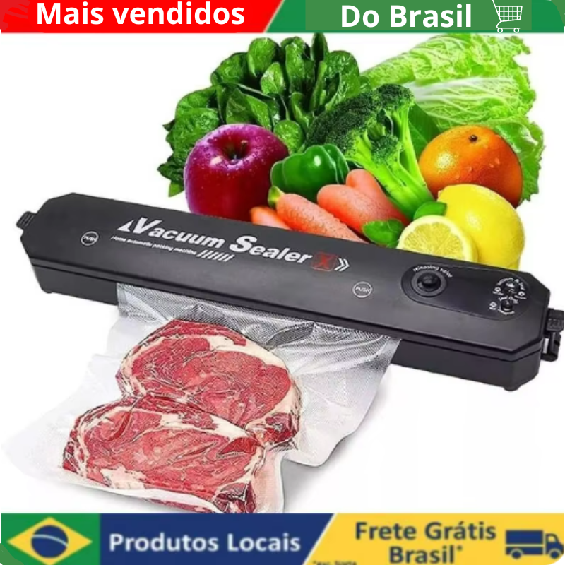 Seladora a vácuo para armazenar alimentos domésticos Sucesso