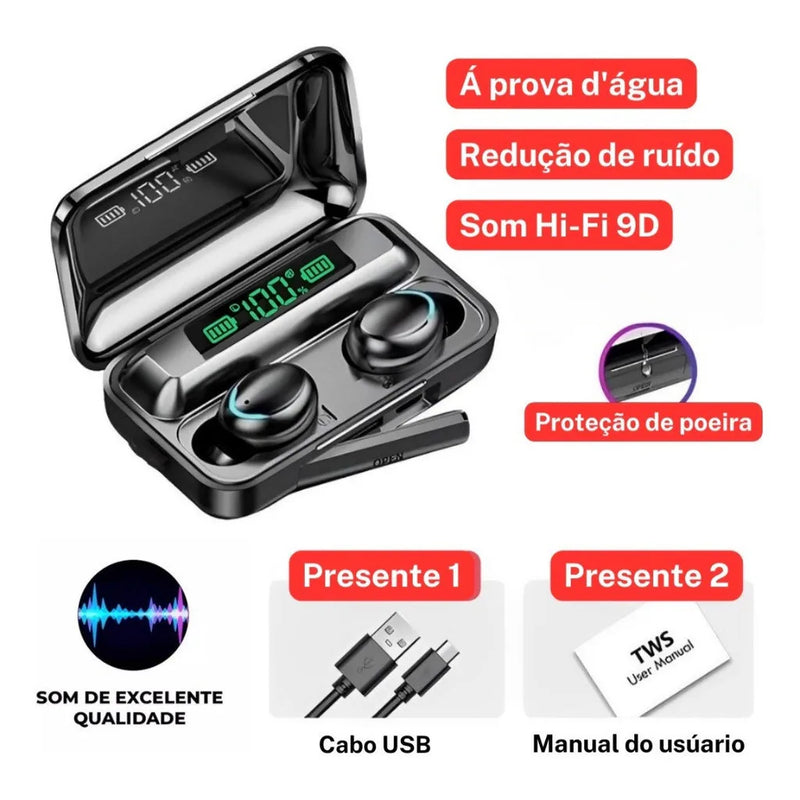 Fone De Ouvido Bluetooth F9-5