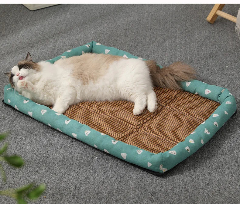 Mini cama de algodão para gatos e cães