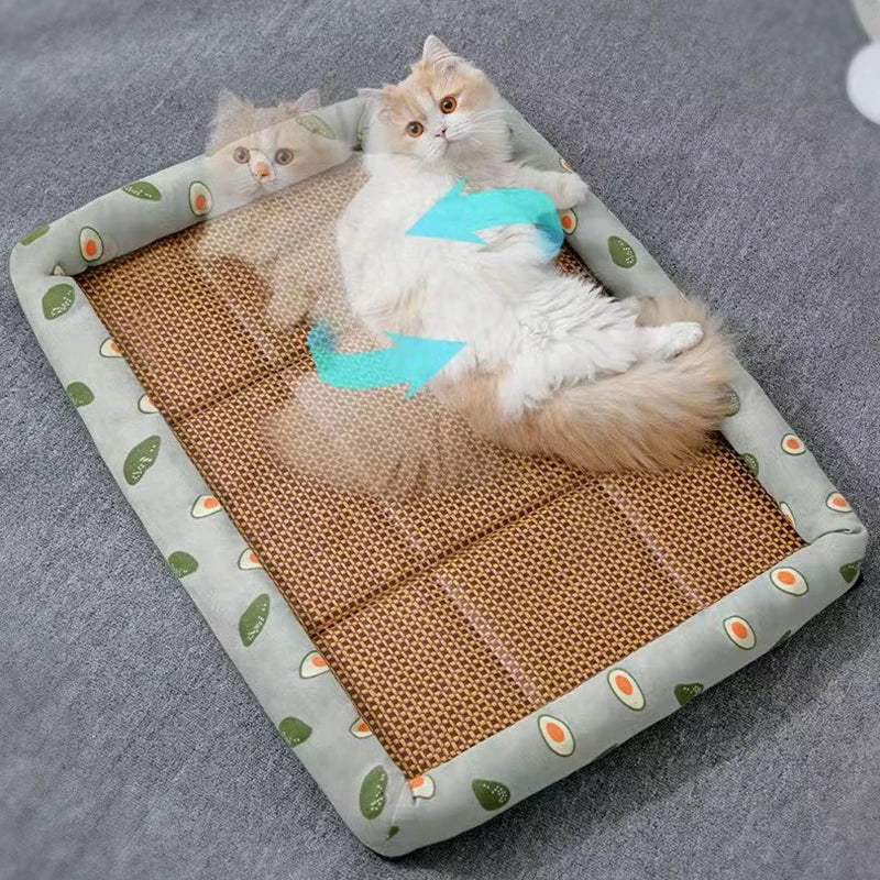 Mini cama de algodão para gatos e cães