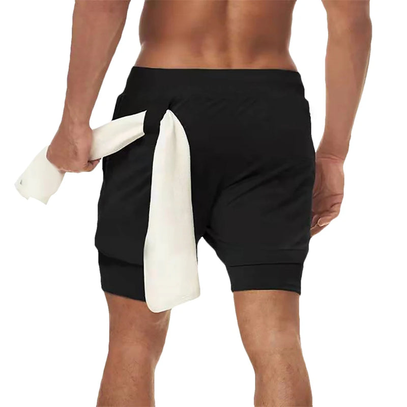 Shorts Air Effect Para Treino 2 em 1 Anti-Roubo