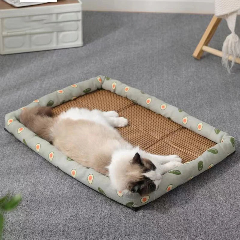 Mini cama de algodão para gatos e cães